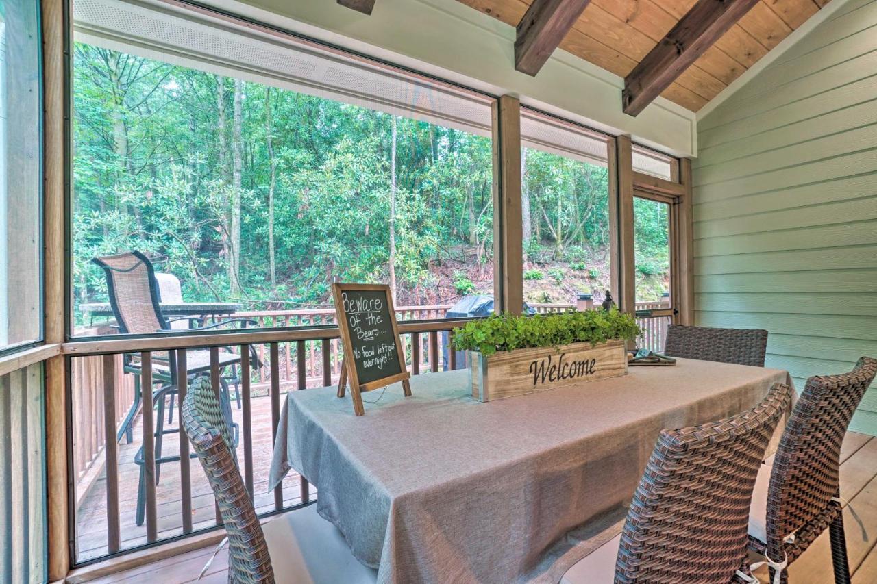 Hootenanny At Horton Creek Creekside Escape! Helen Ngoại thất bức ảnh